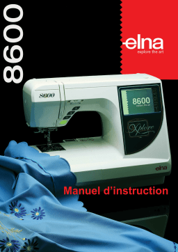 ELNA 8600 Manuel utilisateur