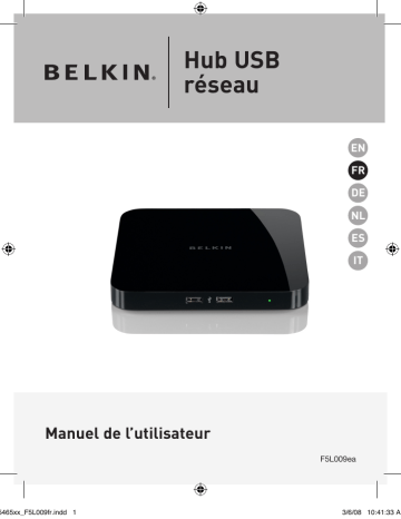 Manuel du propriétaire | Belkin HUB USB RÉSEAU #F5L009EA Manuel utilisateur | Fixfr