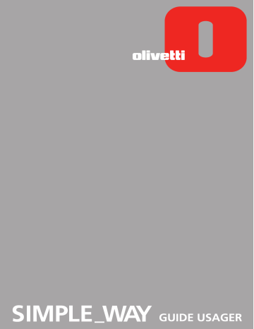 Manuel du propriétaire | Olivetti SIMPLE_WAY BLUETOOTH Manuel utilisateur | Fixfr