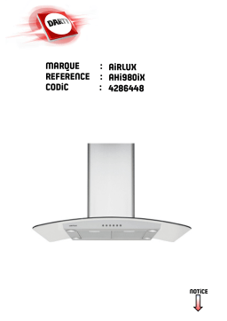 AIRLUX AHBF670IX Manuel utilisateur