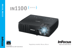 Infocus IN114ST Manuel utilisateur