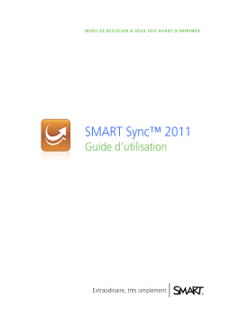 SMART Technologies Sync 2011 Mode d'emploi