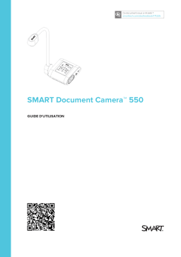 SMART Technologies Document Camera 550 Mode d'emploi