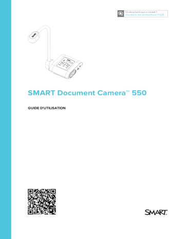 SMART Technologies Document Camera 550 Mode d'emploi | Fixfr