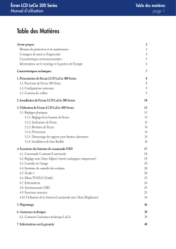LaCie ÉCRAN À CRISTAUX LIQUIDES 321 Manuel utilisateur