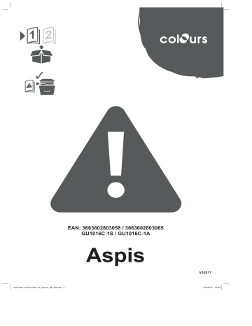 Colours Aspis (16C-1A) Mode d'emploi | Fixfr