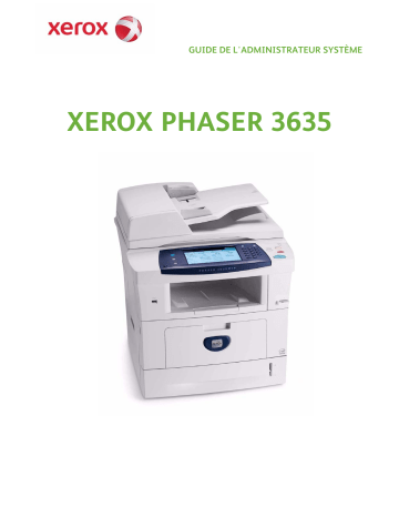 Xerox 3635MFP Phaser Manuel utilisateur | Fixfr