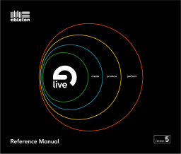 Ableton Live 5 Manuel utilisateur