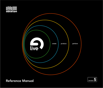 Manuel du propriétaire | Ableton Live 5 Manuel utilisateur | Fixfr