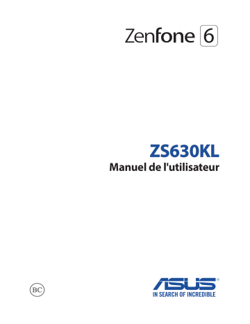 ZS-630KL | Mode d'emploi | Asus ZenFone 6 ZS630KL Manuel utilisateur | Fixfr