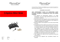 DOMOCLIP DOM200 Manuel utilisateur