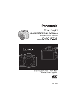 Panasonic DMC FZ38 Mode d'emploi