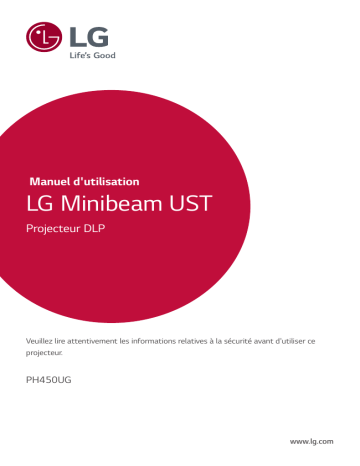 Manuel du propriétaire | LG PH30JG Manuel utilisateur | Fixfr