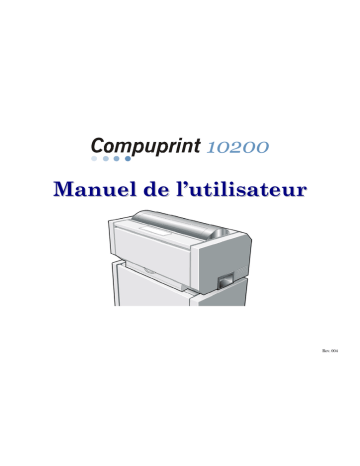 Compuprint 10200 Impact Printer Manuel utilisateur | Fixfr