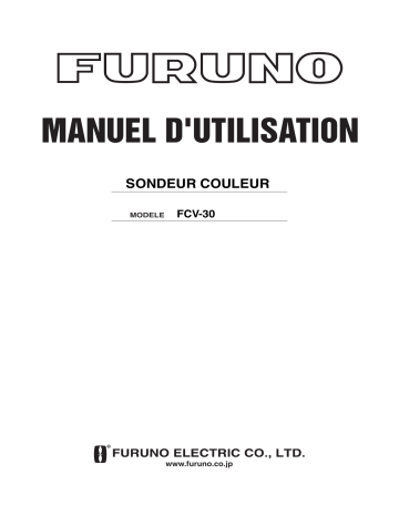 Furuno FCV30BB Manuel utilisateur | Fixfr