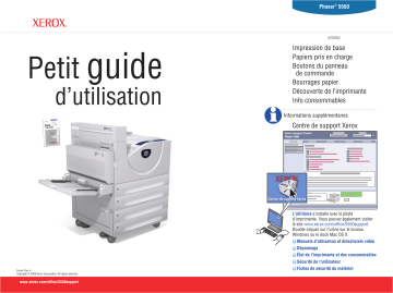 Xerox 5550 Phaser Mode d'emploi | Fixfr