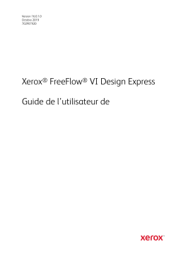 Xerox FreeFlow Variable Information Suite Mode d'emploi