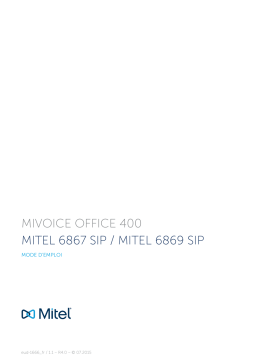 Mitel 6867 Mode d'emploi