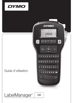 Dymo LabelManager® 160 Electronic Label Maker Manuel utilisateur