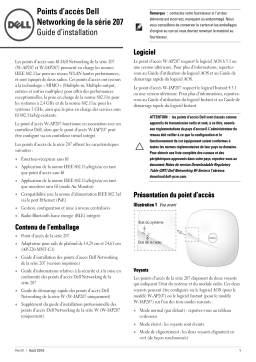 Dell W-Series 207 Access Points Guide de démarrage rapide