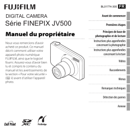 Fujifilm FinePix JV500 Manuel utilisateur