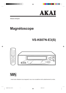 Akai VSK607N Manuel utilisateur