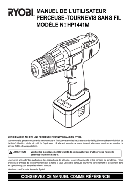 Ryobi HP1441MK2 Manuel utilisateur