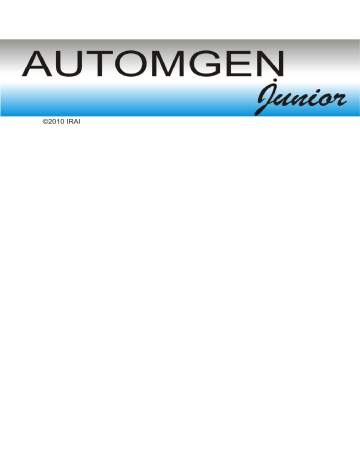 Irai Automgen Junior Mode d'emploi | Fixfr