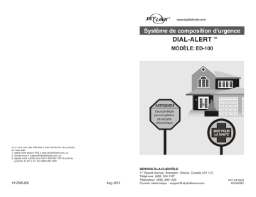 SkyLink ED-100W Emergency Dialer Manuel utilisateur | Fixfr