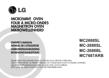 MC7687ARB | LG MC7687AB Manuel du propriétaire | Fixfr
