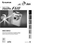 Fujifilm FinePix F610 Mode d'emploi