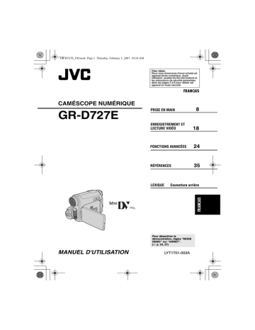 JVC GR D727E Manuel utilisateur | Fixfr