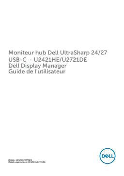 Dell U2721DE electronics accessory Manuel utilisateur