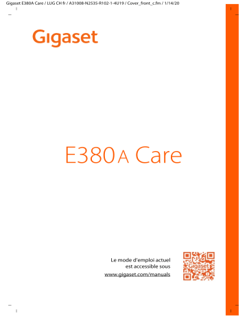 smart care  | Gigaset smart care+Phone  Mode d'emploi | Fixfr