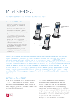 Mitel 600 Family Fiche technique