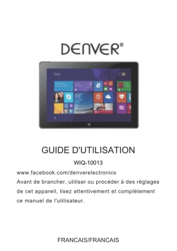 Denver WIQ-10013 Manuel utilisateur