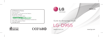 D955 | Guide de démarrage rapide | LG Série G Flex orange Manuel utilisateur | Fixfr
