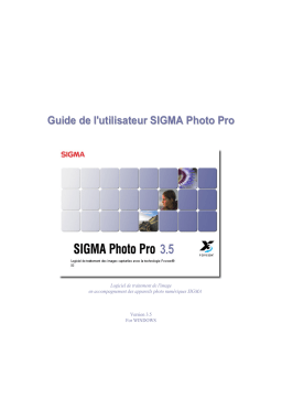 Sigma Photo Pro Manuel utilisateur