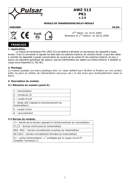 Pulsar AWZ513 Manuel utilisateur