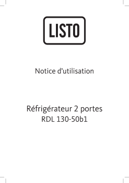 Listo RDL130-50B1 Manuel utilisateur