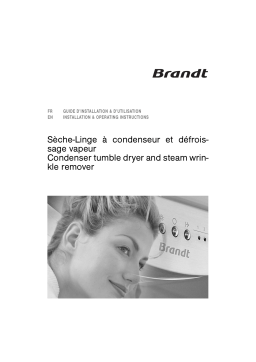 Brandt VAP8831E Manuel utilisateur