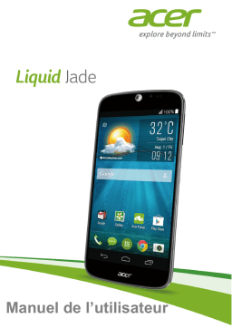 Acer Liquid Jade Manuel utilisateur