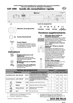 Bauknecht GSF 7397 Manuel utilisateur