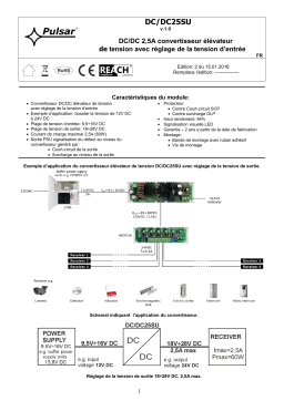 Pulsar DC/DC25SU Manuel utilisateur