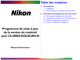 Nikon LS 2000 & LS-2000 Manuel utilisateur