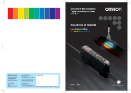 Omron E3X-DAC-S Manuel utilisateur