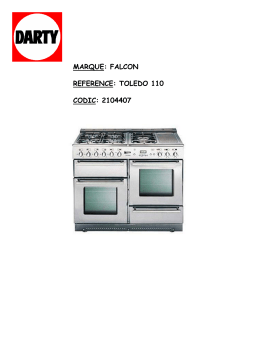 Falcon F1000DXEI 1000 DELUXEF1092DXEI DELUXE 5F900DXEIF900SEIFX100 Manuel utilisateur