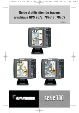 Humminbird GPS 787CI Manuel utilisateur