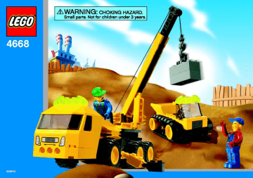 Guide d'installation | Lego 4668 Outrigger Construction Crane Manuel utilisateur | Fixfr