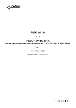 Pulsar PSDC04124 Manuel utilisateur